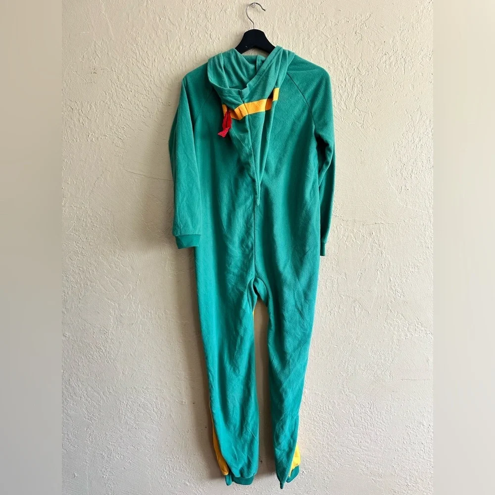 Elf Green and Yellow Hooded Onesie NWT